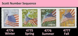 USPS 2013 A Flag for All Seasons Stamps Wholesale Sales