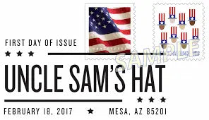 2017 usps uncle sams hat stamps