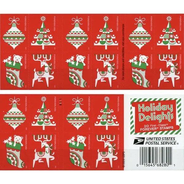 USPS 2020 Holiday Delights Forever Stamp