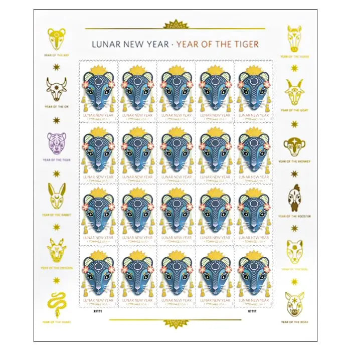 2020 USPS Year of the Rat Stamps