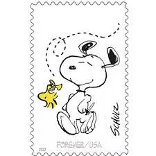 USPS 2022 Charles M Schulz Forever Stamps