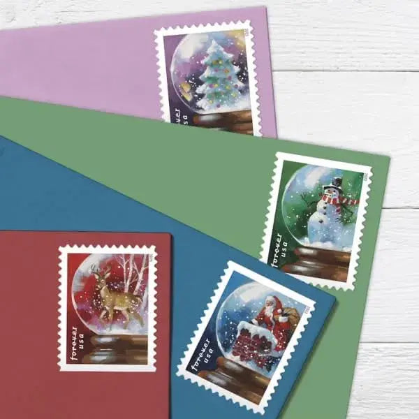 USPS 2023 Snow Globes Stamp