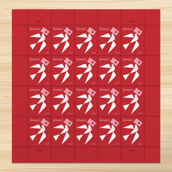 2024 usa carrier pigeon love stamps