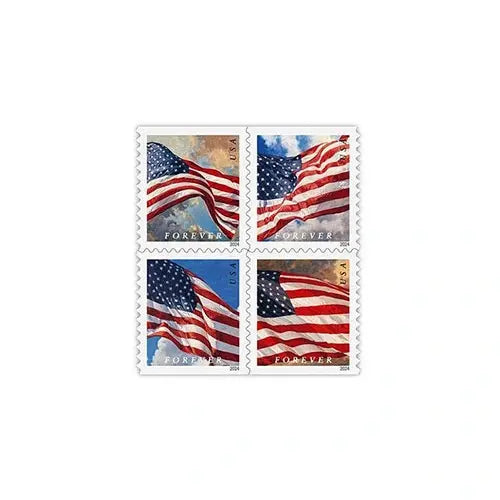 2024 USPS Forever American Flag Stamps Rolls Wholesale Sales