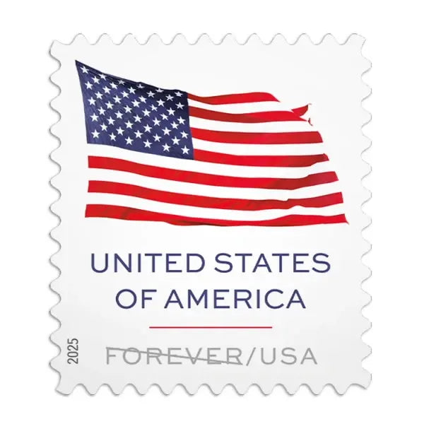 2025 US Flag Stamp Booklet of 20