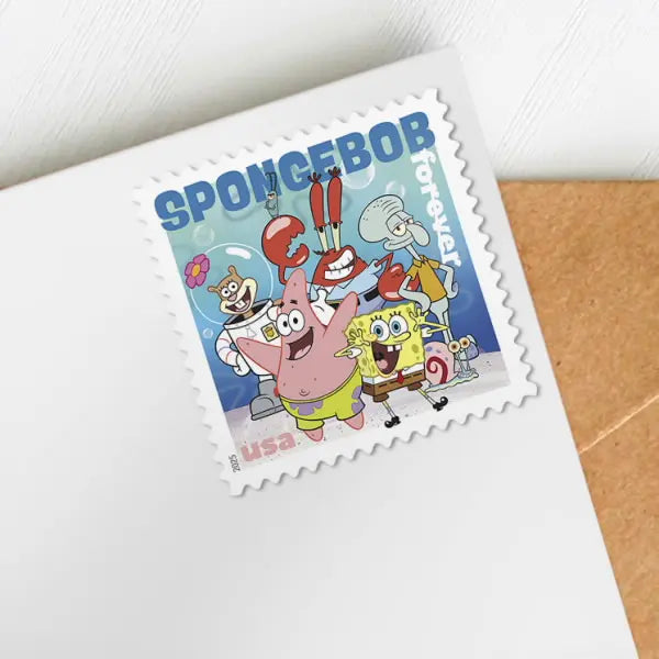 SpongeBob SquarePants 2025 U.S. Stamps