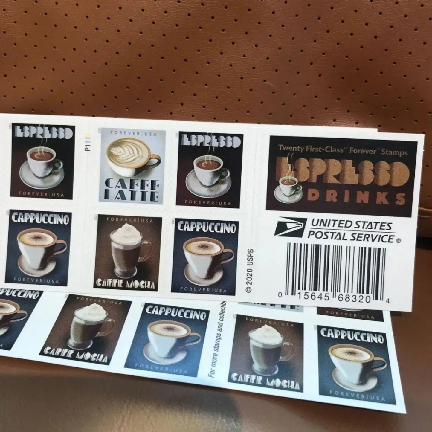 Espresso Drinks Forever Coffee 2021 US Stamps