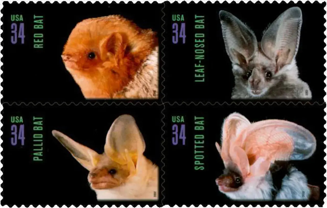 2002  US  American  Bats  Stamp