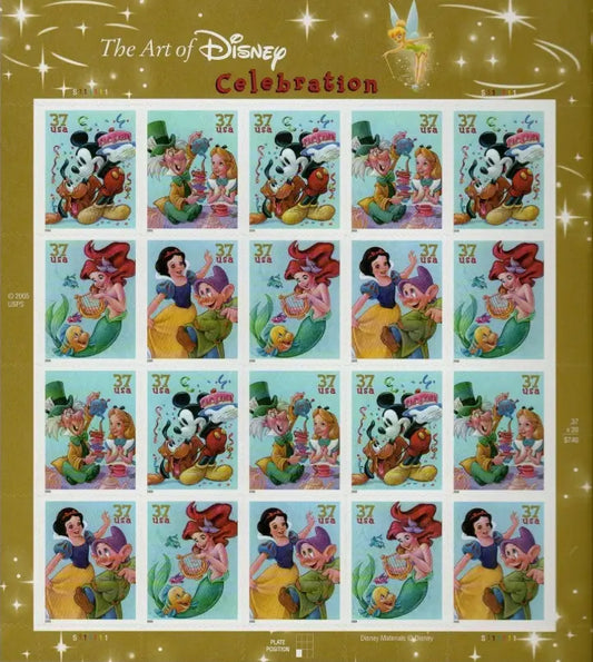 2005 DISNEY 37 Cent U.S.A. STAMPS