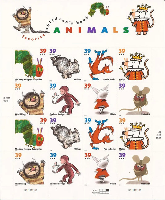 2006 US Childrens Book Animals 16 Stamp