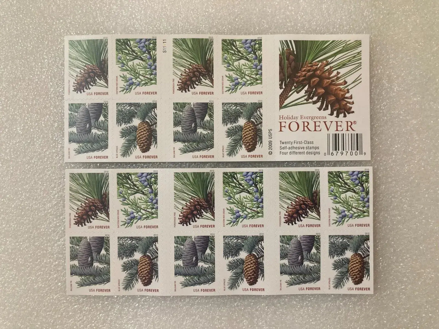 USPS 2009 Holiday Evergreens First Class Stamp