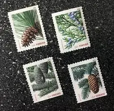 USPS 2009 Holiday Evergreens First Class Stamp