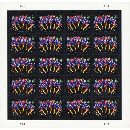 USPS 2011 Neon Celebrate Forever Stamp