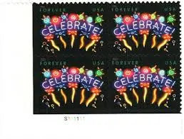 USPS 2011 Neon Celebrate Forever Stamp