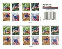 USPS 2013 A Flag for All Seasons Stamps