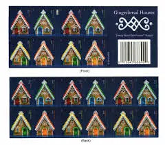 USPS 2013 Gingerbread Houses Forever Stamp