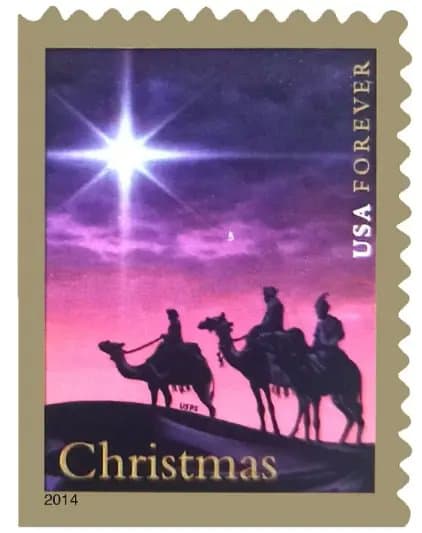 USPS 2014 Christmas Magi Forever Stamp