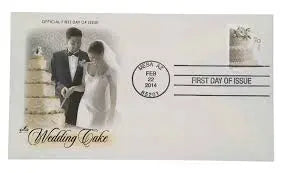 2014 US Wedding Cake Postage Stamps