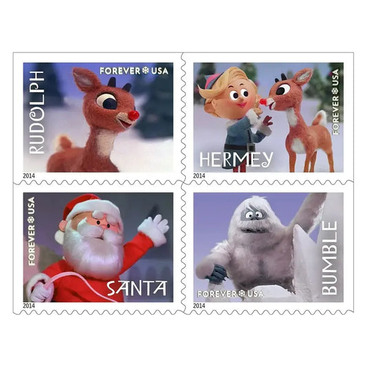usps 2014 rudolph forever stamp