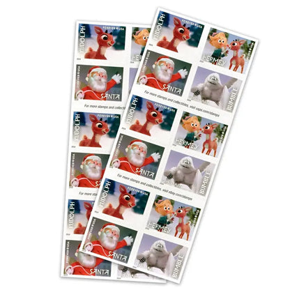 usps 2014 rudolph forever stamp