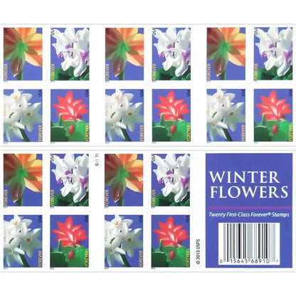 USPS 2014 Winter Flowers Forever Stamp