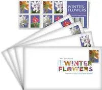 USPS 2014 Winter Flowers Forever Stamp