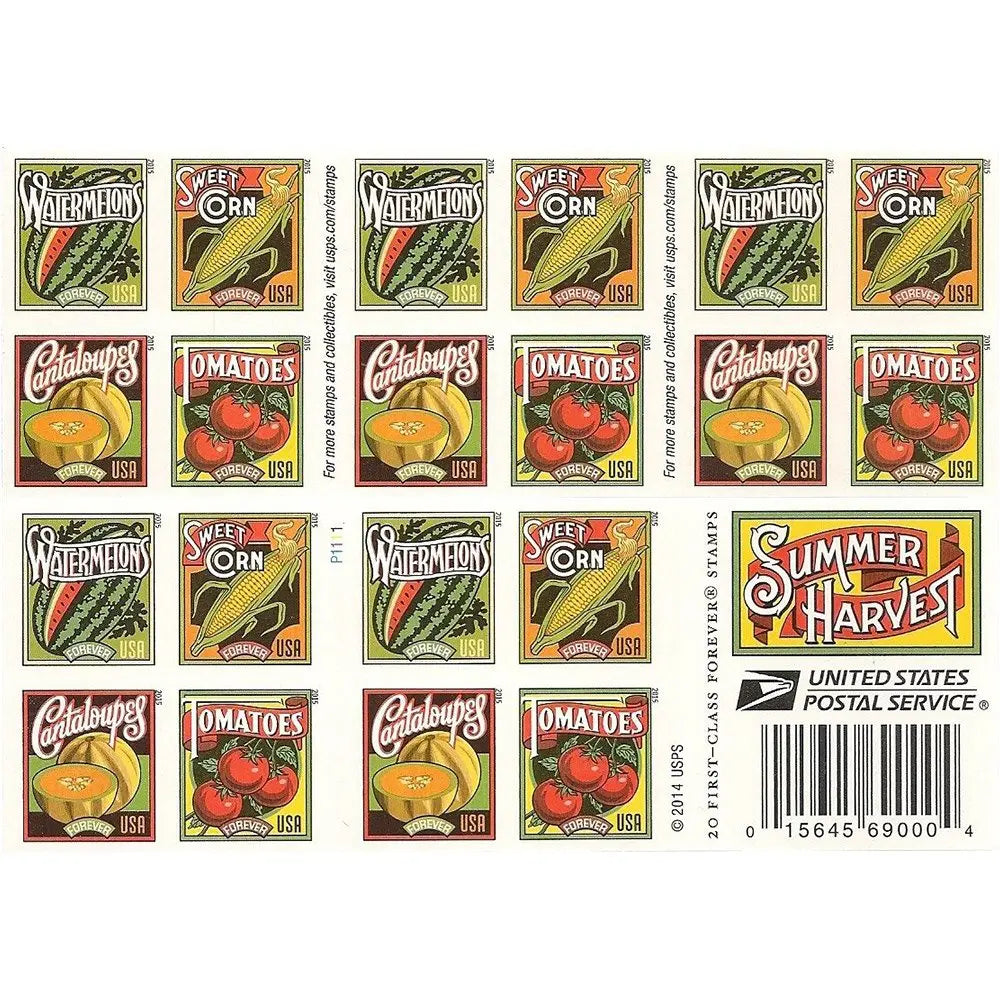USPS 2015 Summer Harvest Forever Stamp
