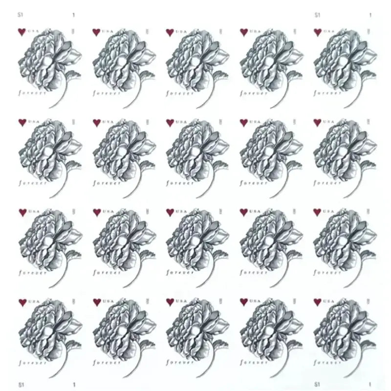 usps 2015 vintage rose forever wedding stamps