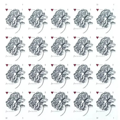 usps 2015 vintage rose forever wedding stamps