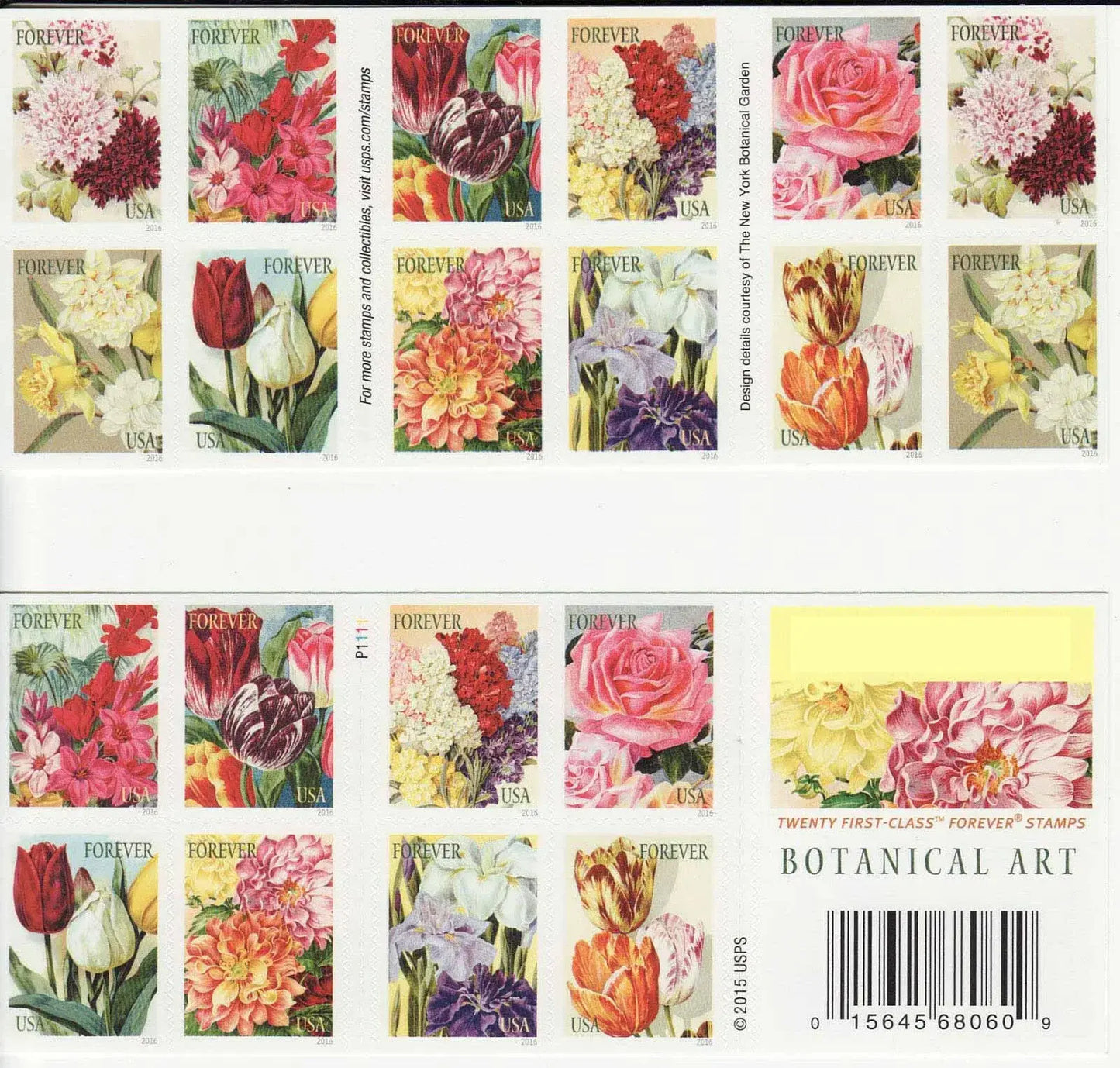 USPS 2016 Botanical Art Forever Stamp