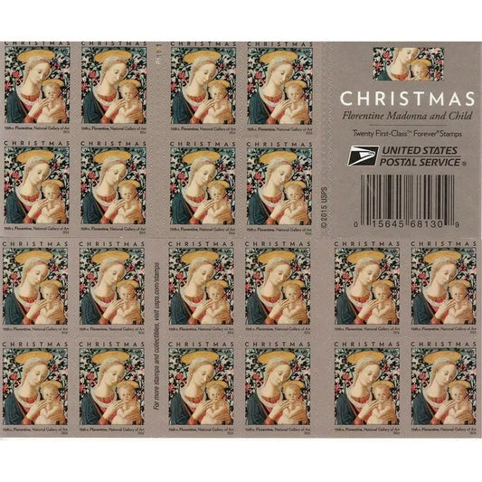 2016 USPS Florentine Madonna and Child Forever Stamps Wholesale Sales