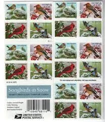 USPS 2016 Songbirds in Snow Forever Stamp