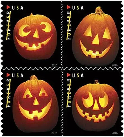 USPS 2016 Jack-o-Lanterns Forever Stamp