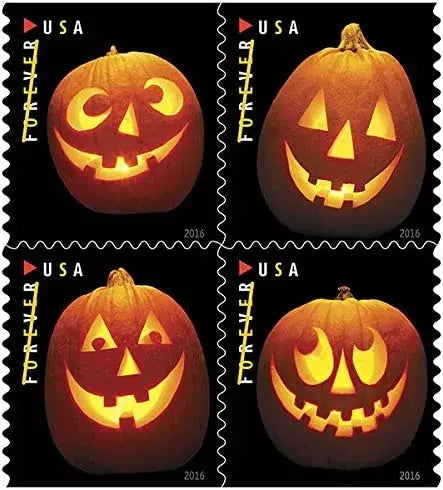 USPS 2016 Jack-o-Lanterns Forever Stamp
