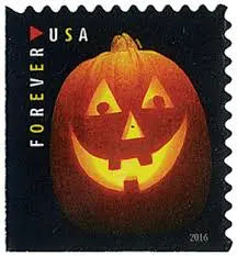 USPS 2016 Jack-o-Lanterns Forever Stamp