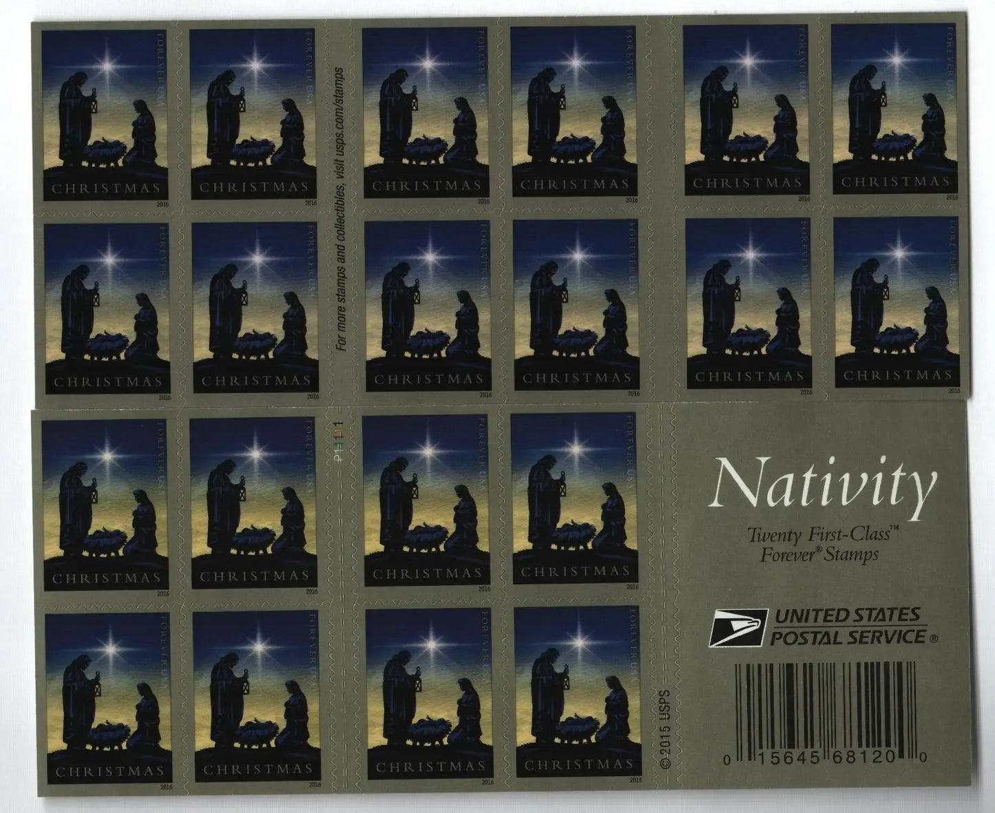 USPS 2016 Nativity Forever Stamp