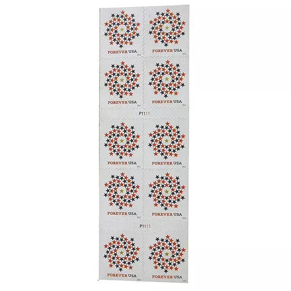 USPS 2016 Stars Red Blue Forever Stamp