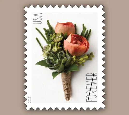 USPS 2017 Celebration Boutonniere Forever
