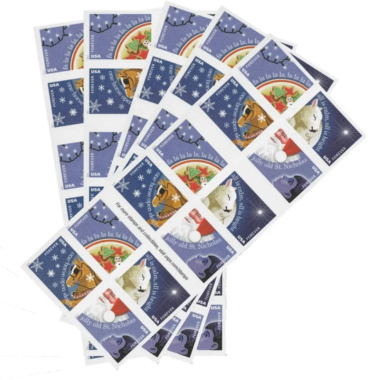2017  usps  christmas   carols   forever   stamps Wholesale Sales