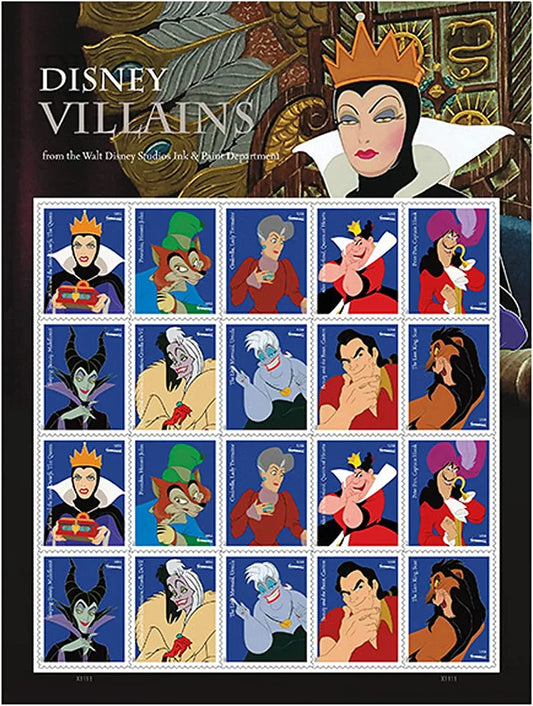 USPS 2017 Disney Villains Forever Stamp