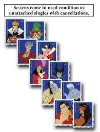 USPS 2017 Disney Villains Forever Stamp