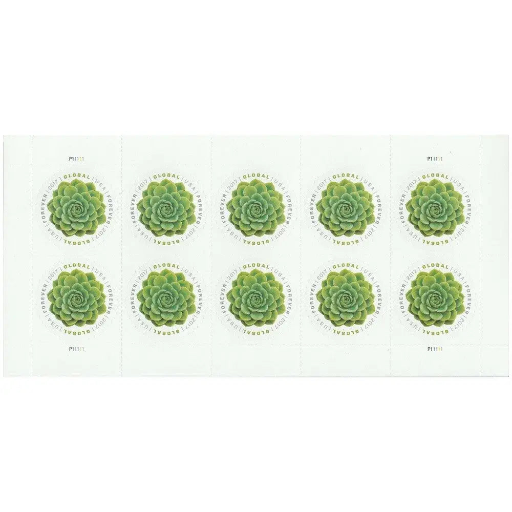 USPS 2017 Global Green Succulent Forever Stamp