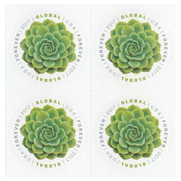 USPS 2017 Global Green Succulent Forever Stamp