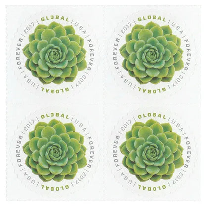 USPS 2017 Global Green Succulent Forever Stamp