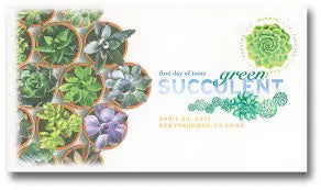 USPS 2017 Global Green Succulent Forever Stamp