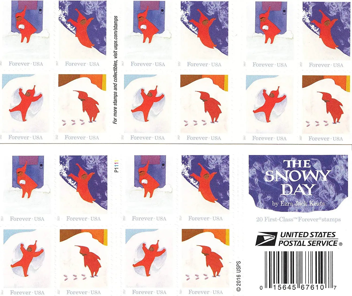 2017 usps snowy day stamp