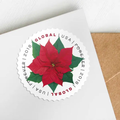 2018 USPS Global Poinsettia Stamps