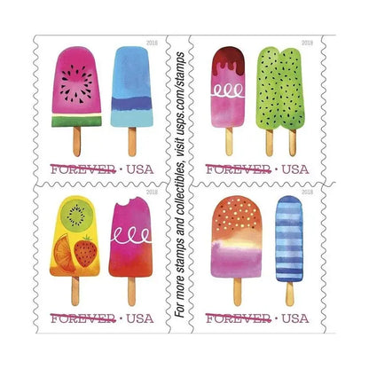 USPS 2018 Ice Cream Self Forever Stamp