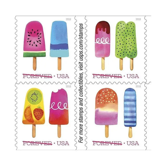 USPS 2018 Ice Cream Self Forever Stamp