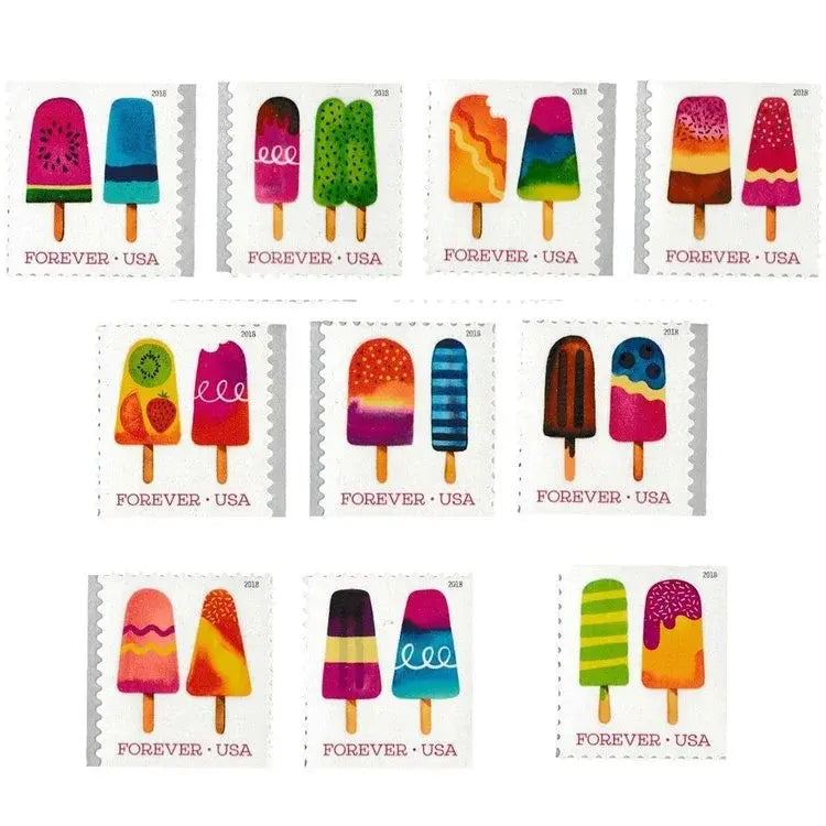 USPS 2018 Ice Cream Self Forever Stamp